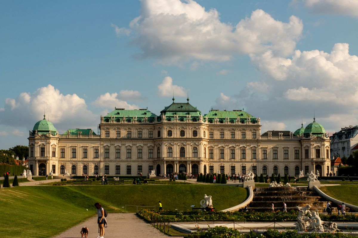 The Upper Belvedere Palace in Vienna, a Baroque masterpiece built for Prince Eugene of Savoy.